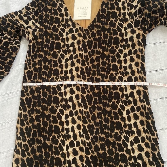 Belongsci NWT animal print shift dress with plumage sleeves. - Picture 11 of 12
